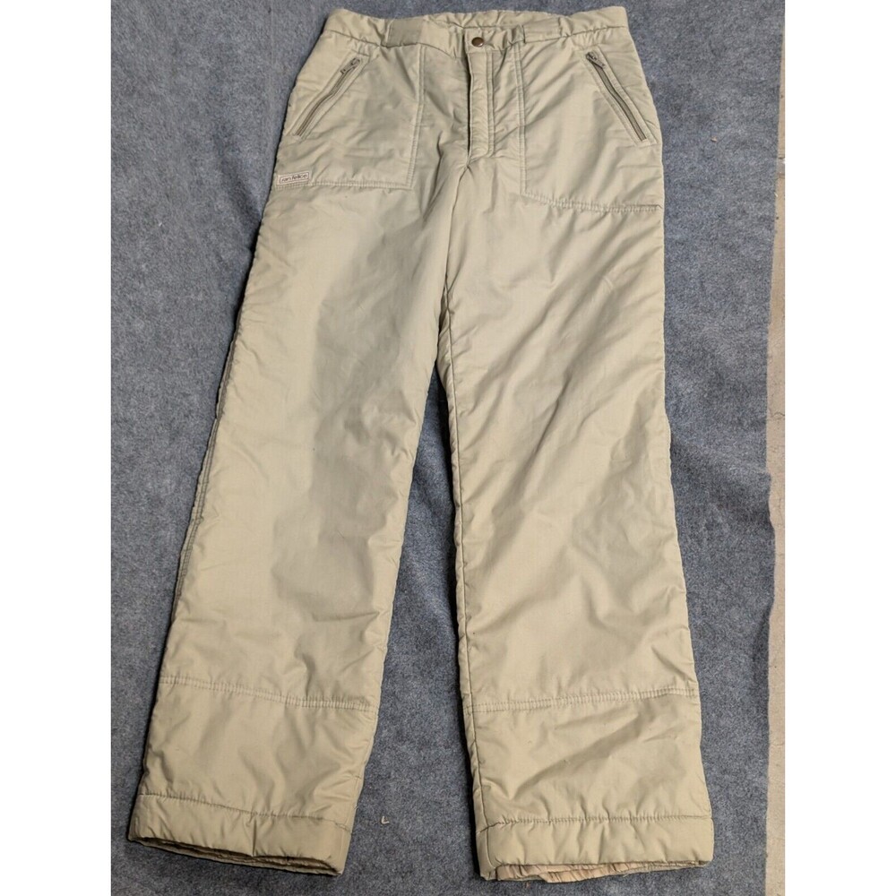 Vintage San Felice Sportswear Pants Size 34 US, lightweight snow pants - Tan